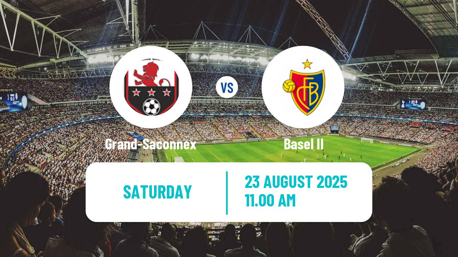 Soccer Swiss Promotion League Grand-Saconnex - Basel II
