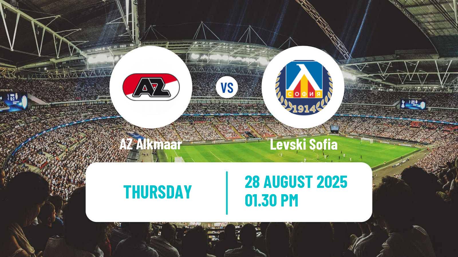Soccer UEFA Europa Conference League AZ Alkmaar - Levski Sofia