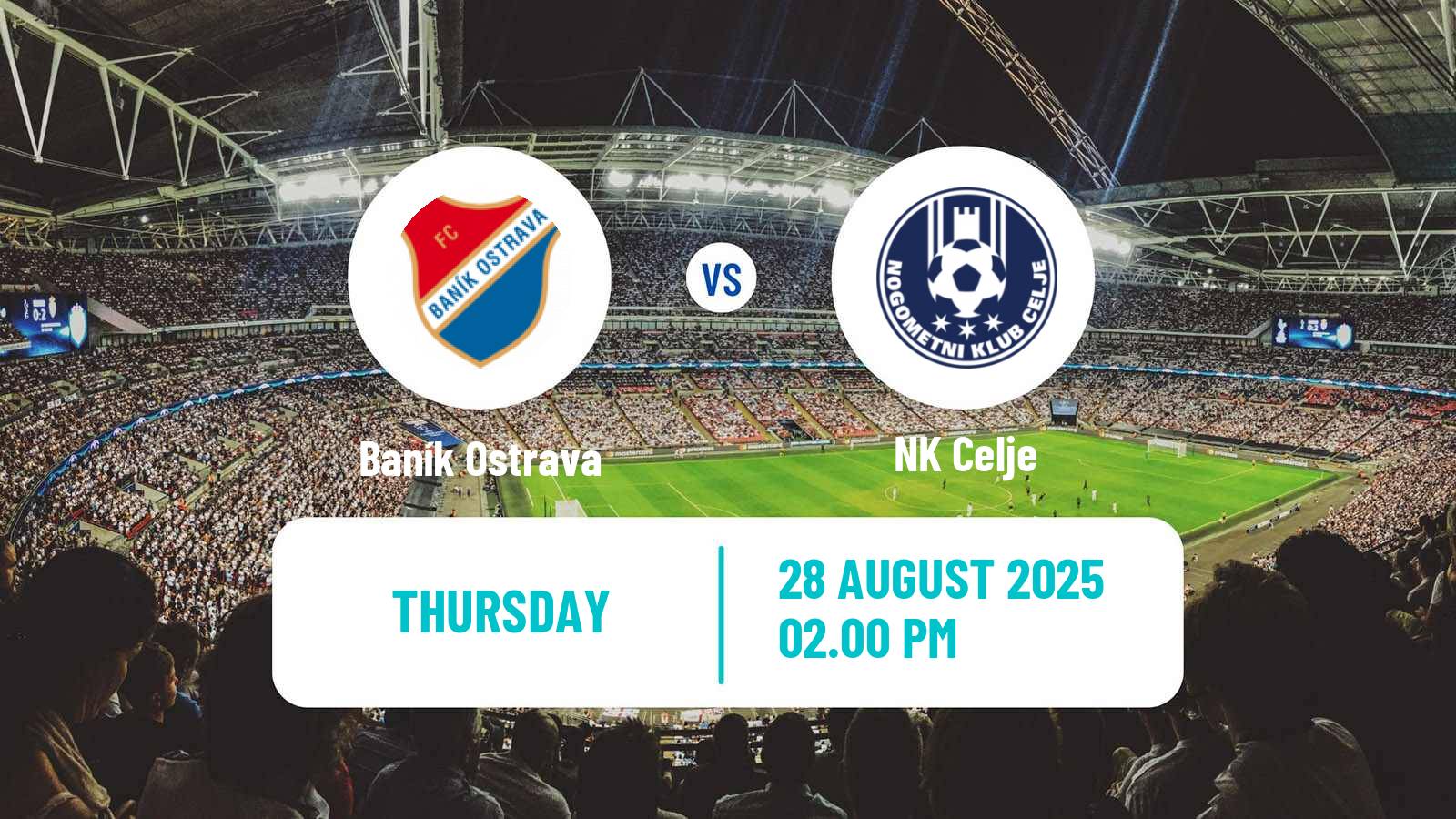 Soccer UEFA Europa Conference League Baník Ostrava - Celje