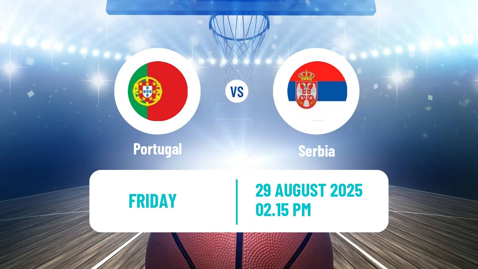 Basketball EuroBasket Portugal - Serbia