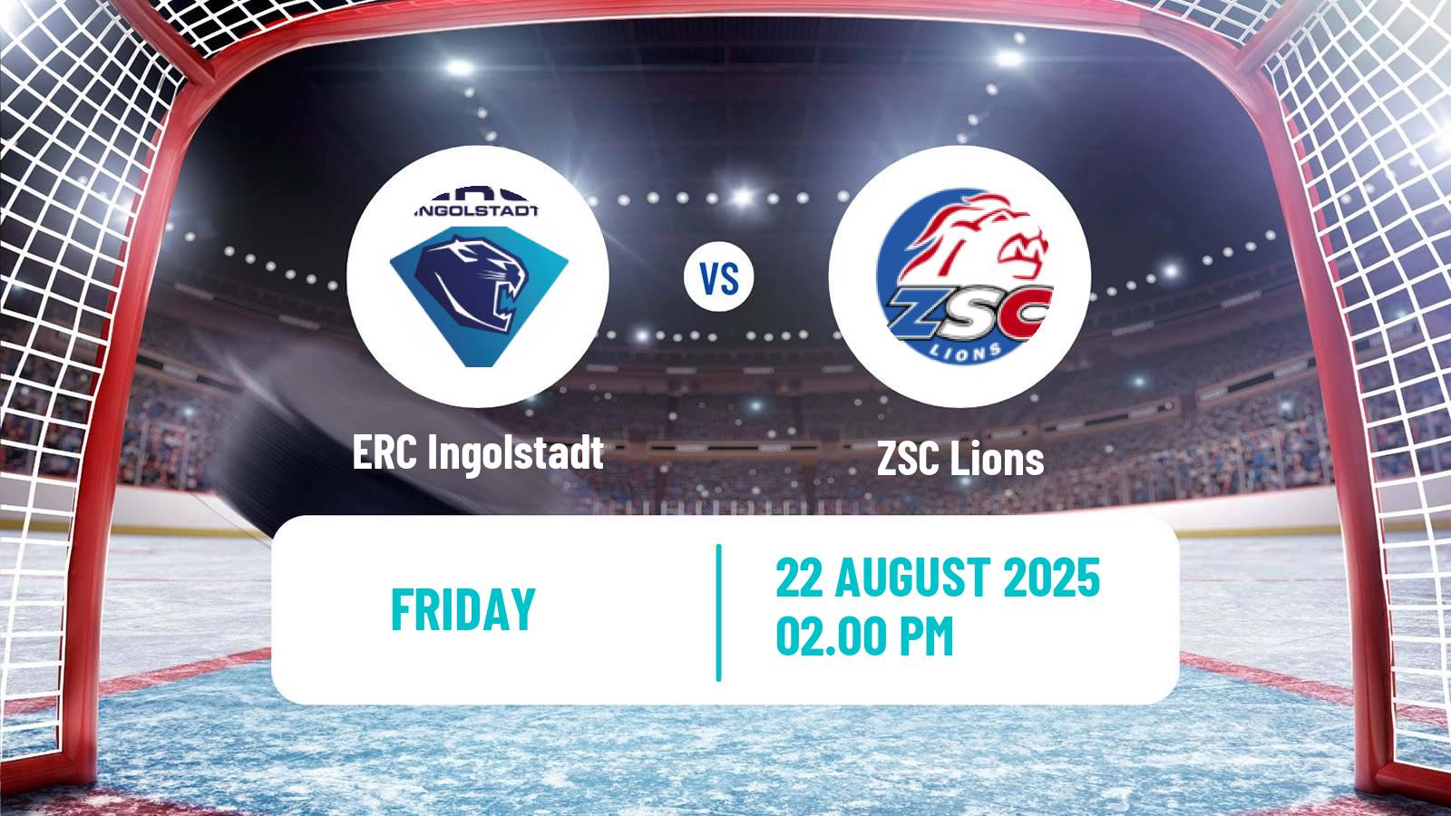 Hockey Club Friendly Ice Hockey ERC Ingolstadt - ZSC Lions