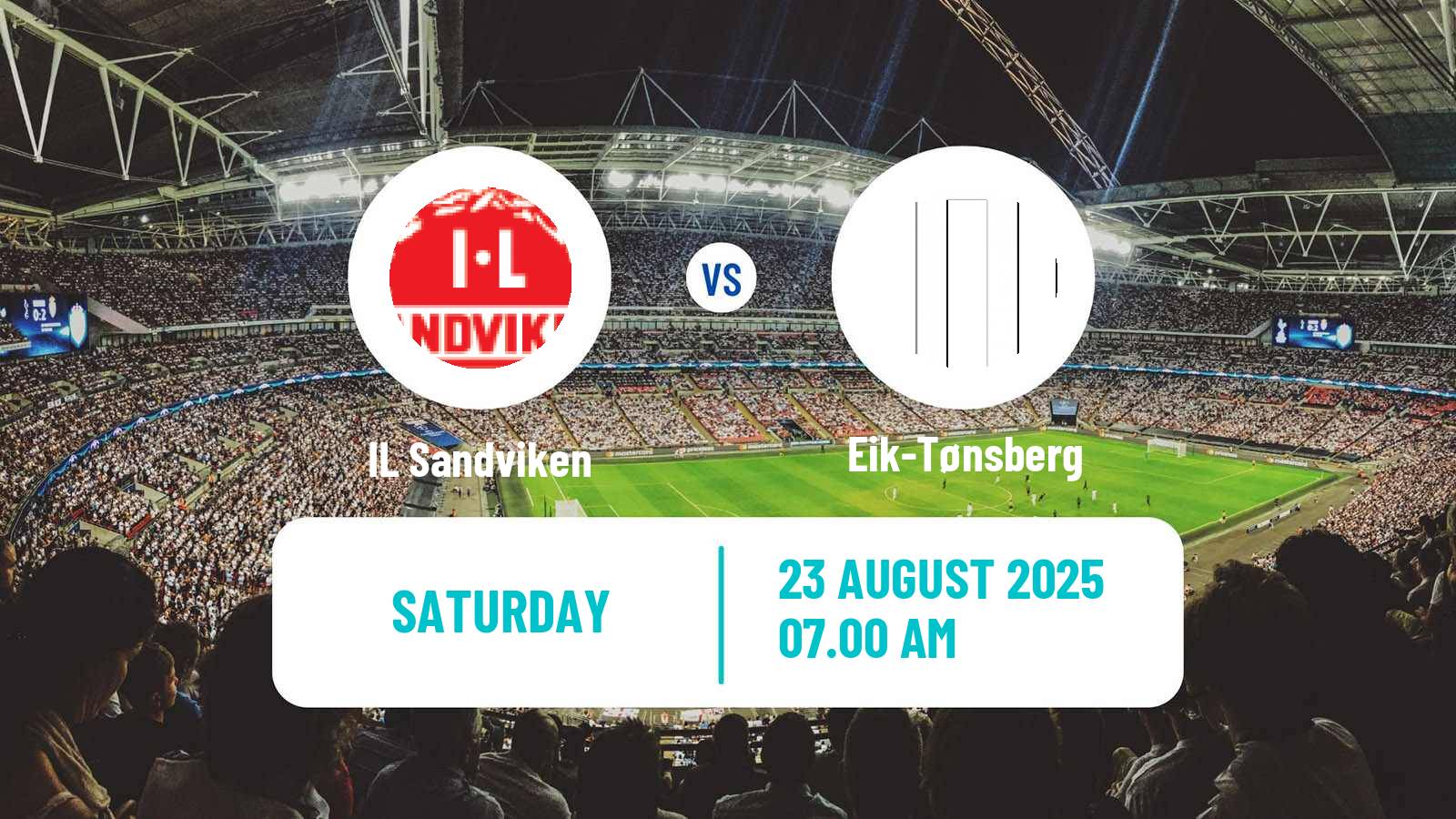 Soccer Norwegian Division 2 - Group 1 Sandviken - Eik-Tønsberg