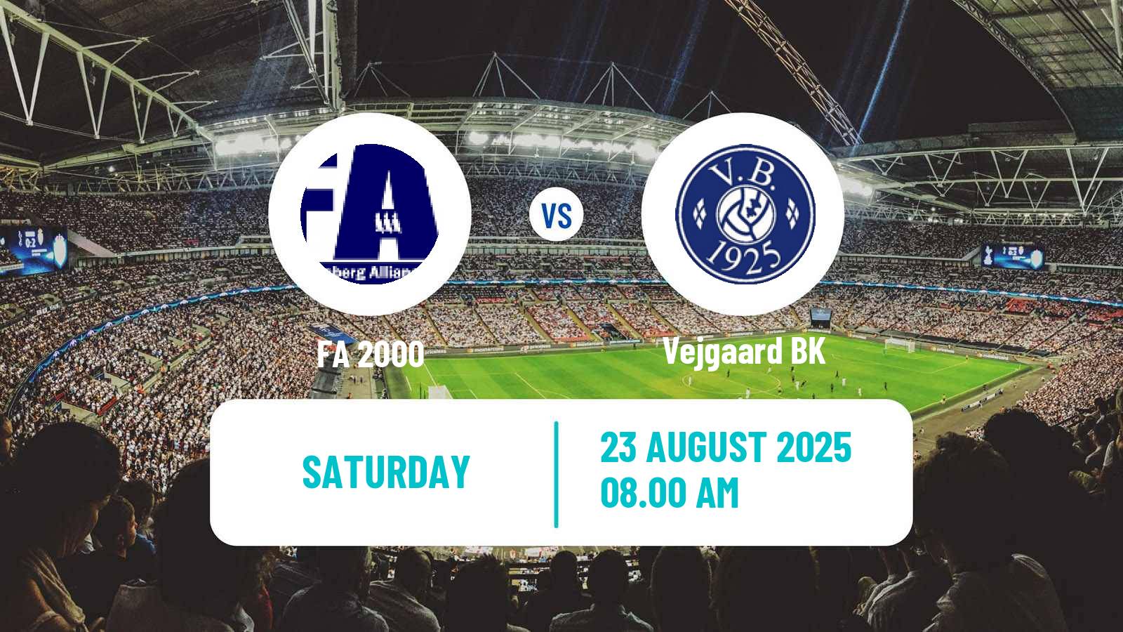 Soccer Danish 3 Division FA 2000 - Vejgaard