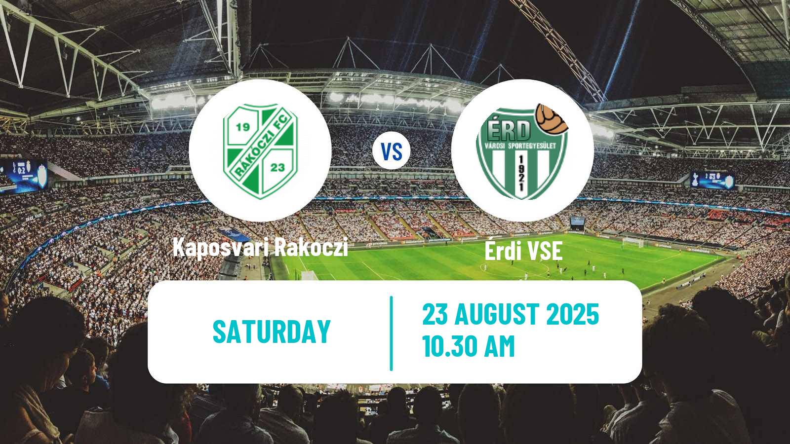 Soccer Hungarian Cup Kaposvari Rakoczi - Érdi VSE
