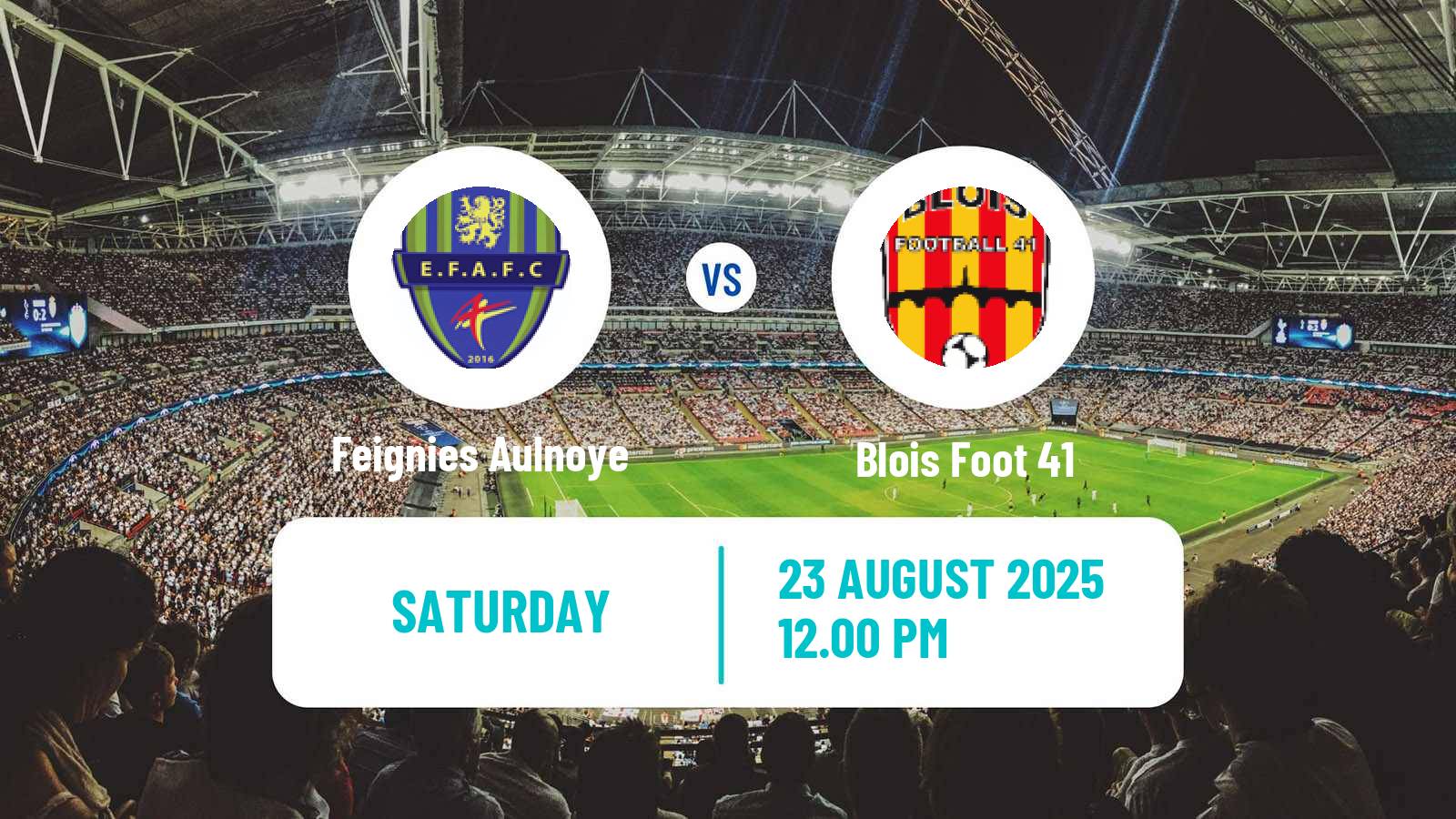 Soccer French National 2 - Group B Feignies Aulnoye - Blois Foot 41