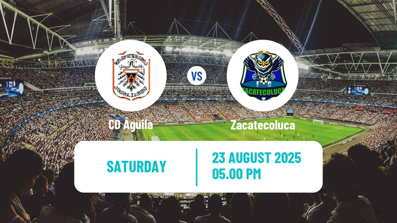 Soccer El Salvador Primera Division Águila - Zacatecoluca