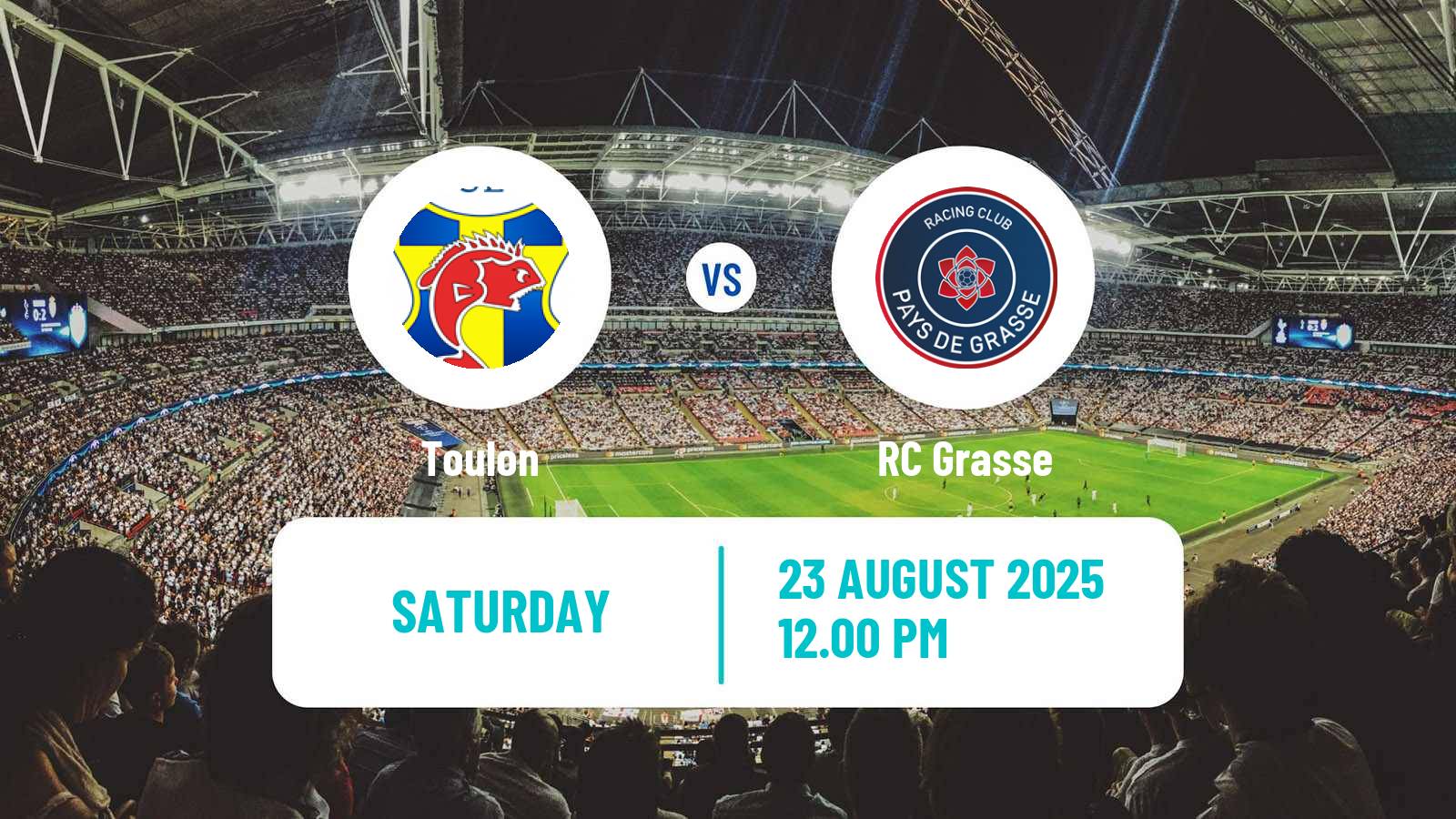 Soccer French National 2 - Group C Toulon - Grasse