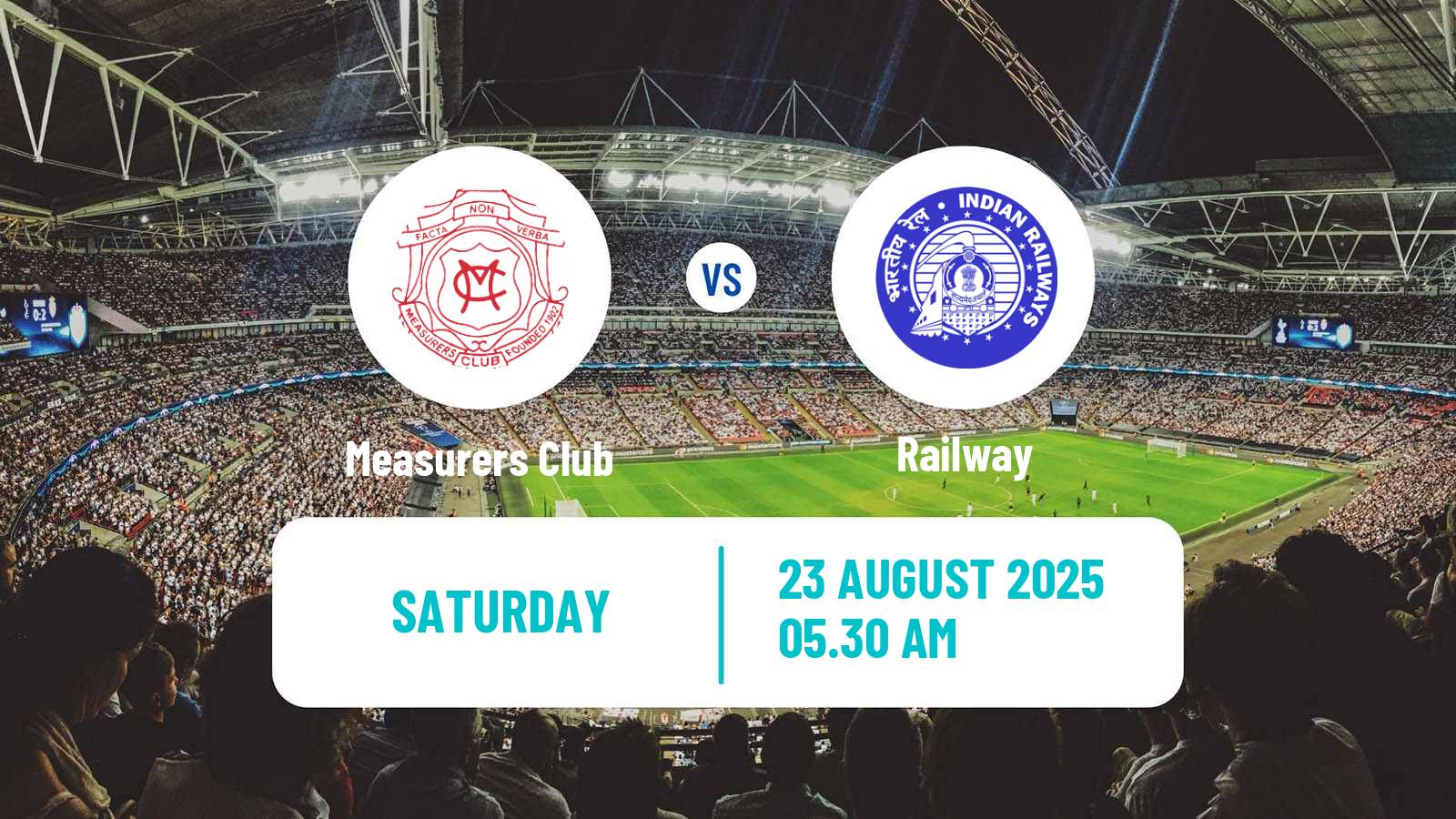 Soccer Calcutta Premier Division Measurers Club - Railway