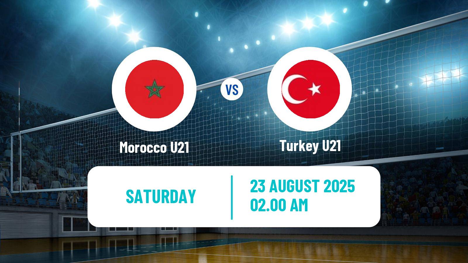 Volleyball World Championship U21 Volleyball Morocco U21 - Turkey U21