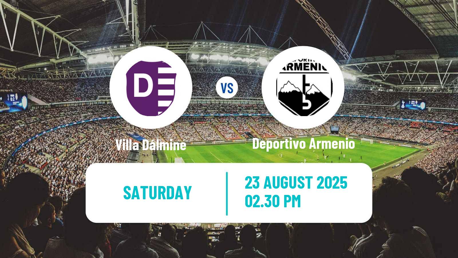Soccer Argentinian Primera B Villa Dálmine - Deportivo Armenio