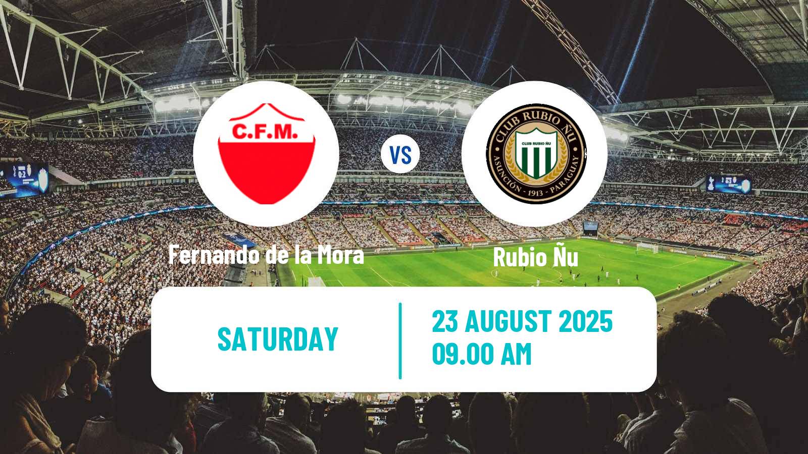 Soccer Paraguayan Division Intermedia Fernando de la Mora - Rubio Ñu
