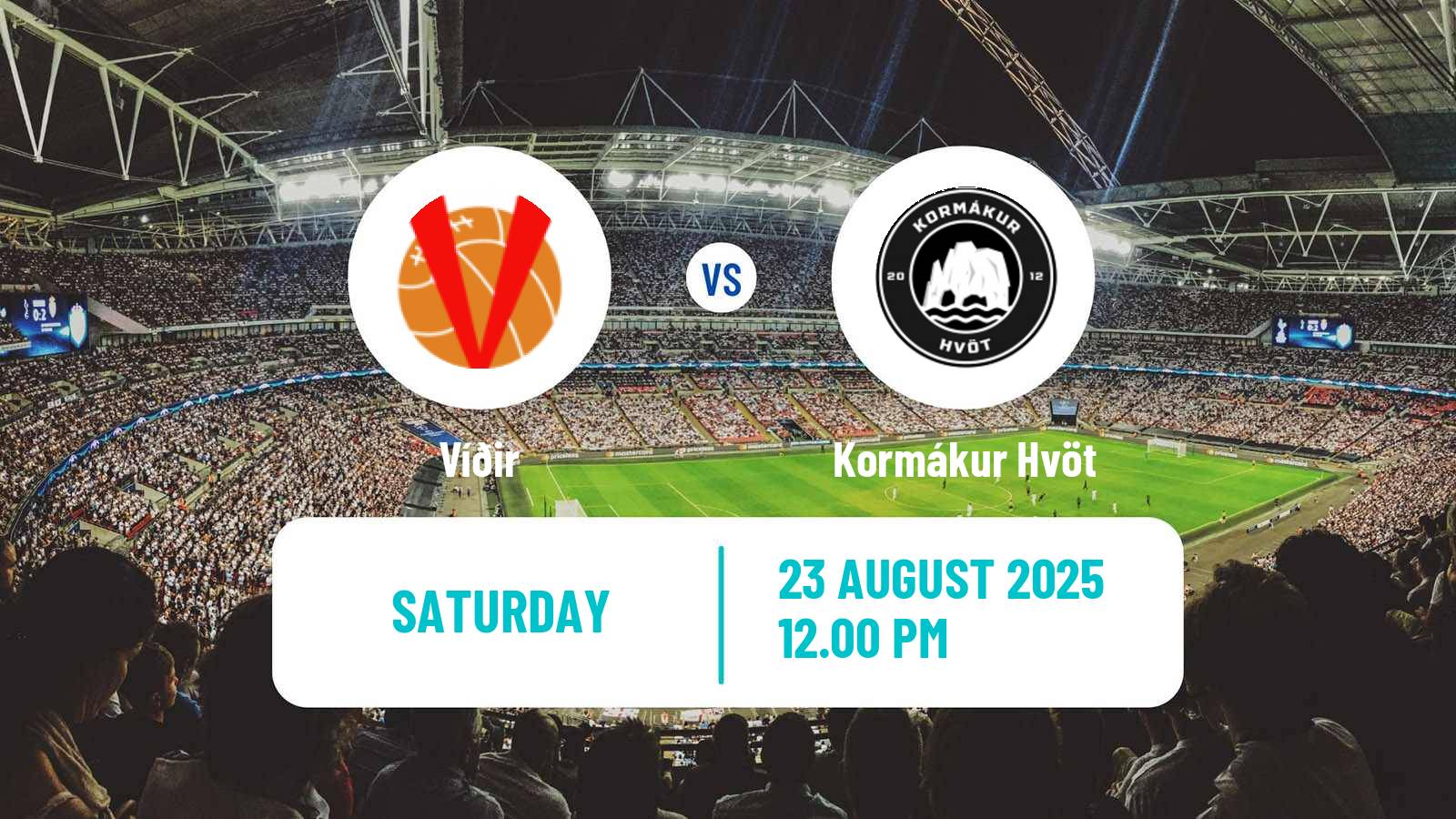 Soccer Icelandic Division 2 Víðir - Kormákur Hvöt