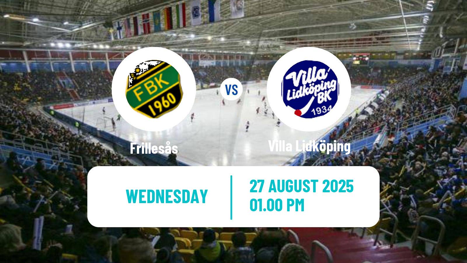 Bandy Svenska Cupen Bandy Frillesås - Villa Lidköping
