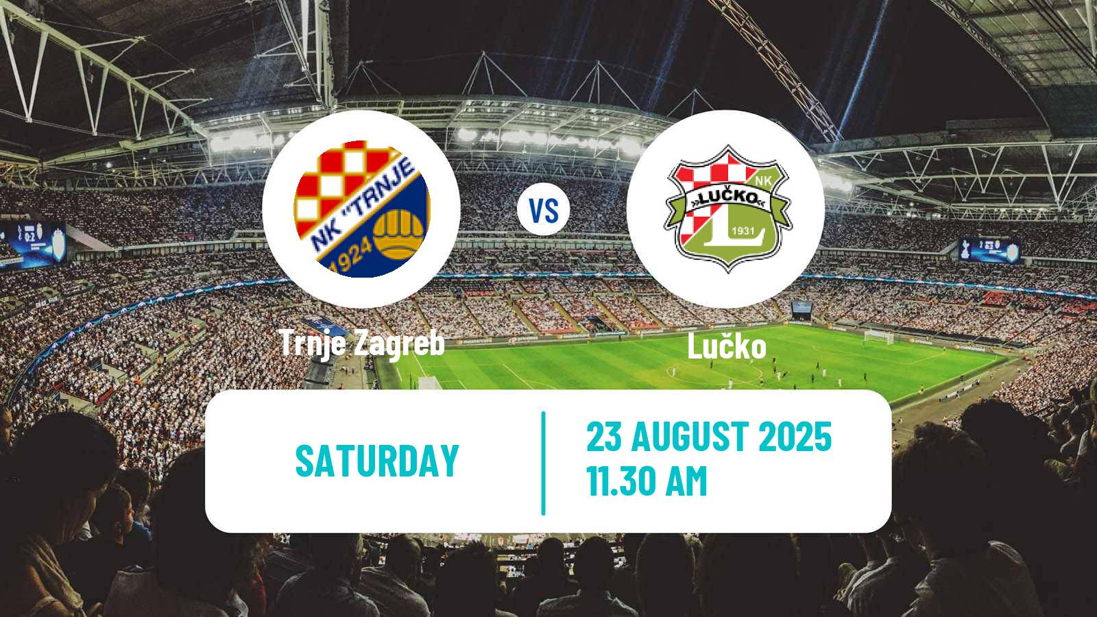 Soccer Croatian Druga NL Trnje Zagreb - Lučko