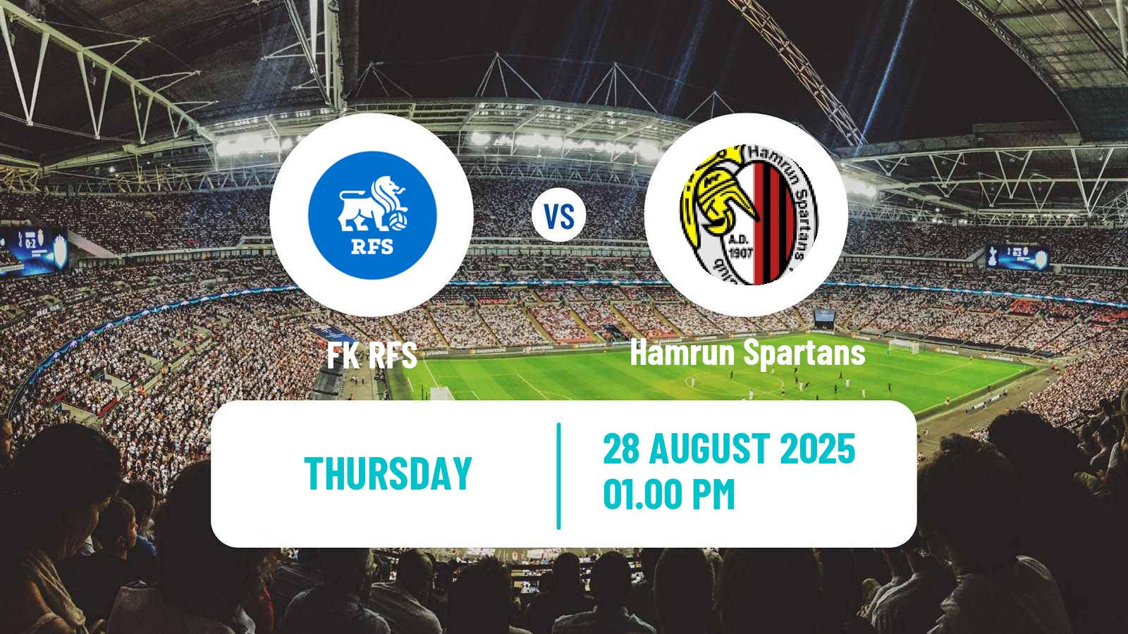 Soccer UEFA Europa Conference League RFS - Hamrun Spartans