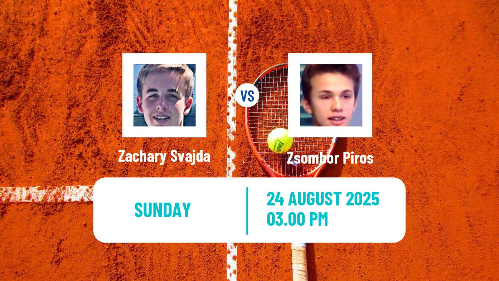 Tennis ATP US Open Zachary Svajda - Zsombor Piros
