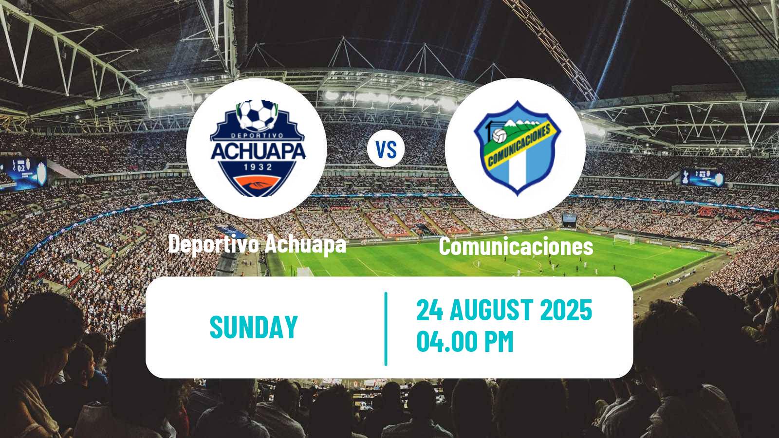 Soccer Guatemala Liga Nacional Deportivo Achuapa - Comunicaciones