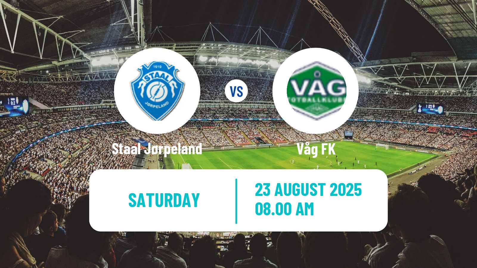 Soccer Norwegian Division 3 - Group 5 Staal Jørpeland - Våg