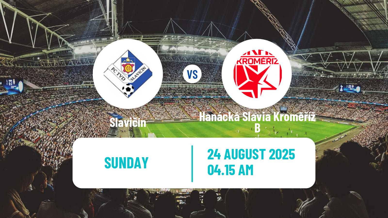 Soccer Czech Division E Slavičín - Hanácká Slavia Kroměříž B