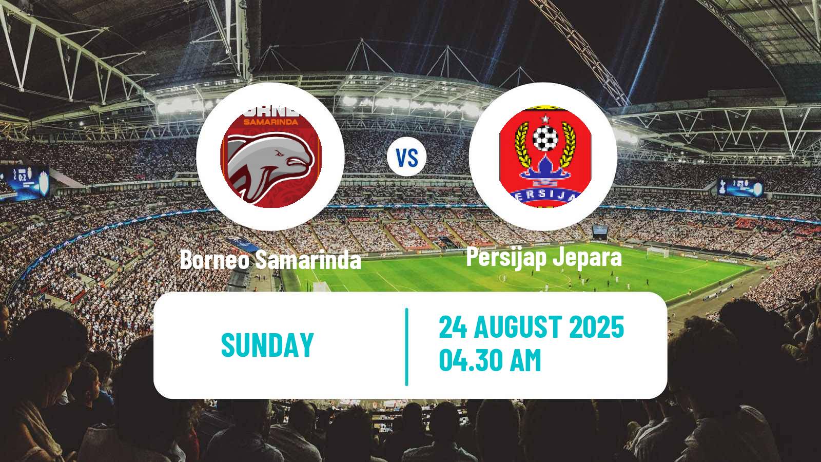 Soccer Indonesian Liga 1 Borneo Samarinda - Persijap Jepara