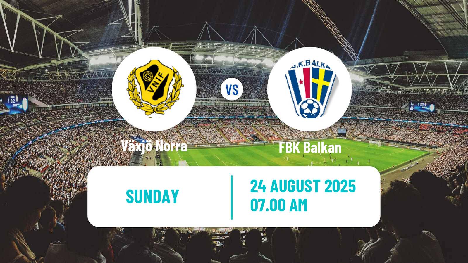 Soccer Swedish Division 2 - Södra Götaland Växjö Norra - Balkan
