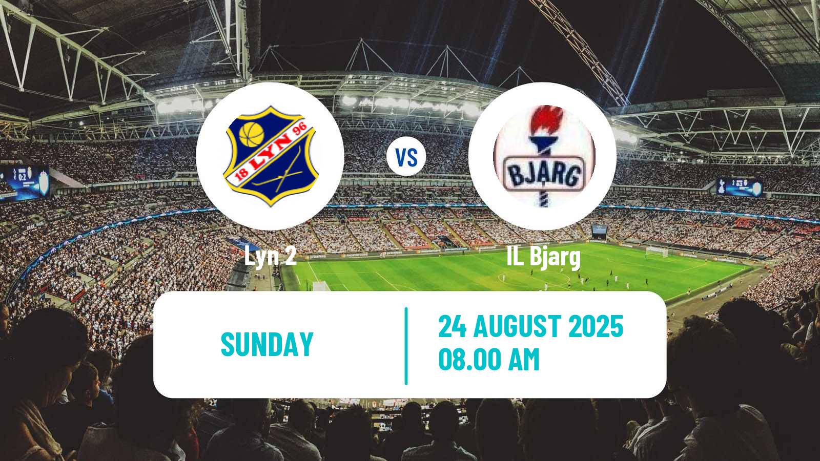 Soccer Norwegian Division 3 - Group 4 Lyn 2 - Bjarg