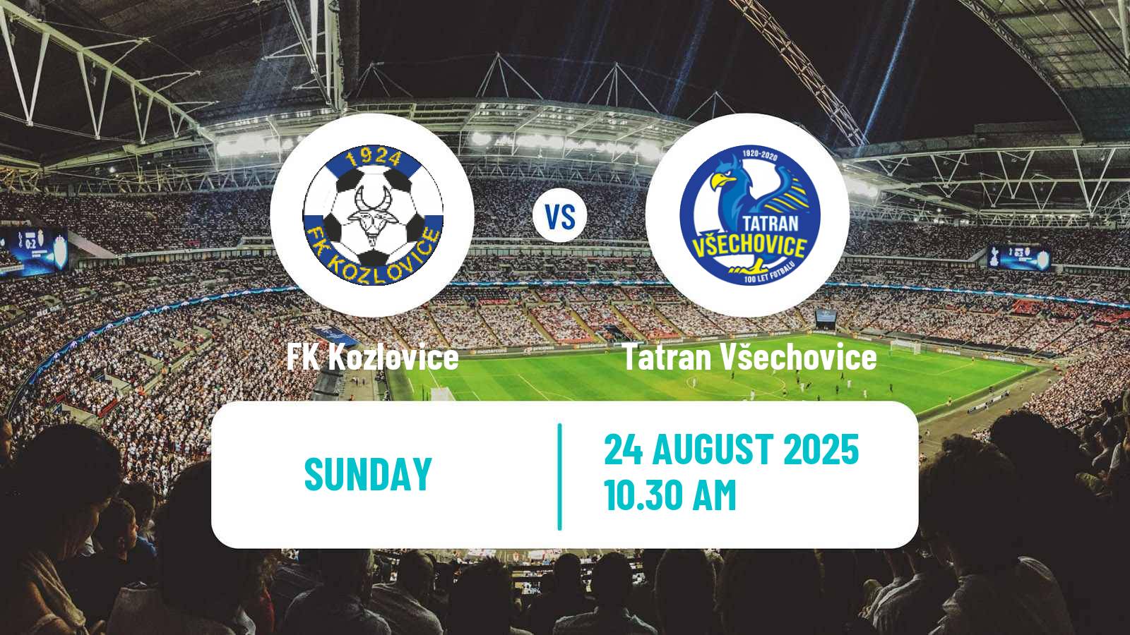 Soccer Czech Division E Kozlovice - Tatran Všechovice