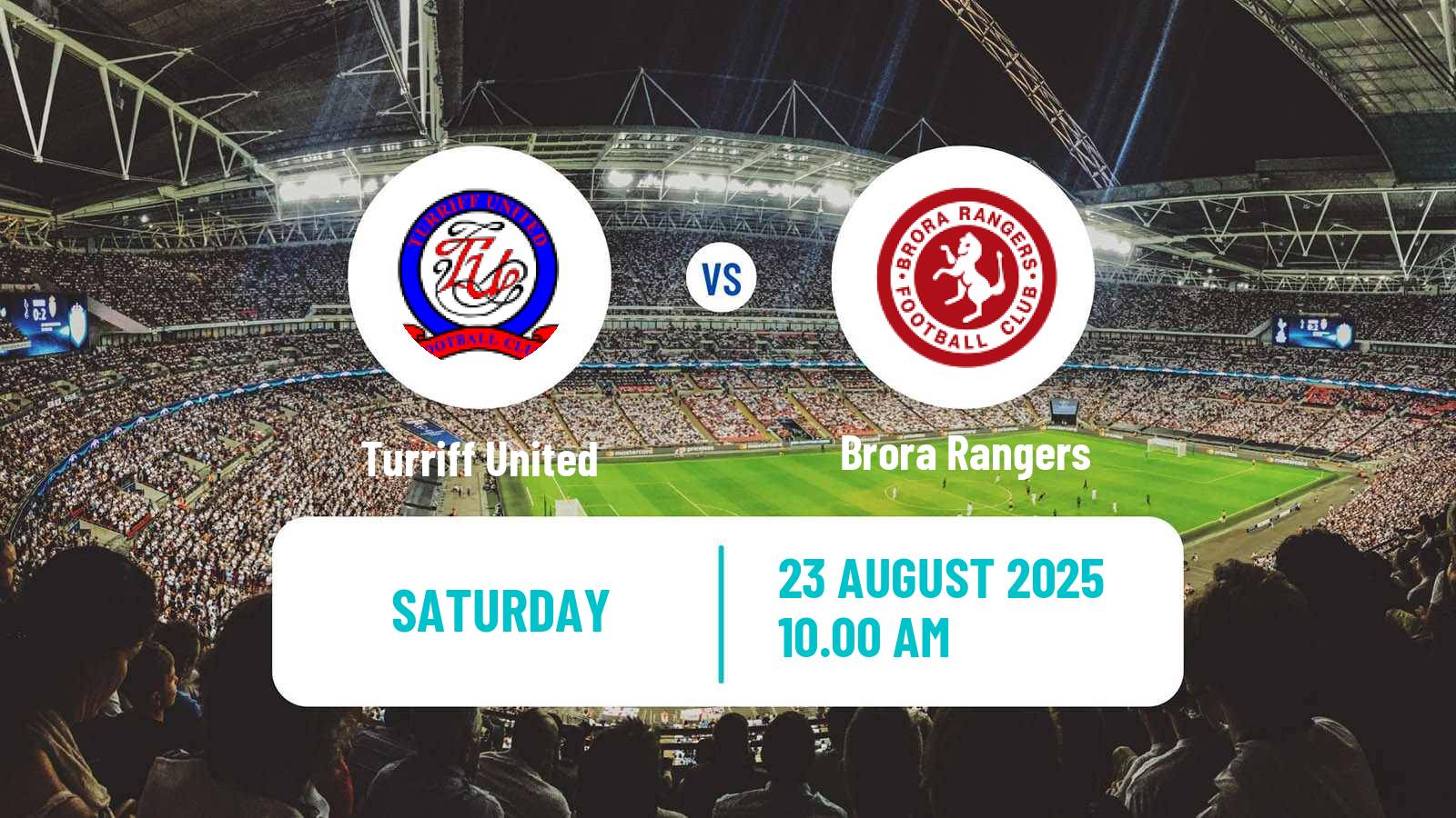 Soccer Scottish Highland League Turriff United - Brora Rangers