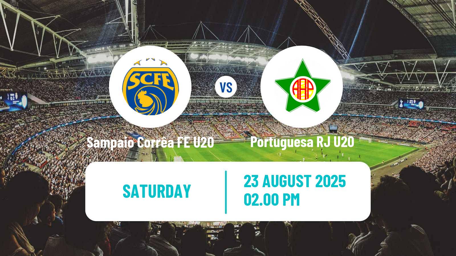 Soccer Brazilian Carioca U20 Sampaio Corrêa FE U20 - Portuguesa RJ U20