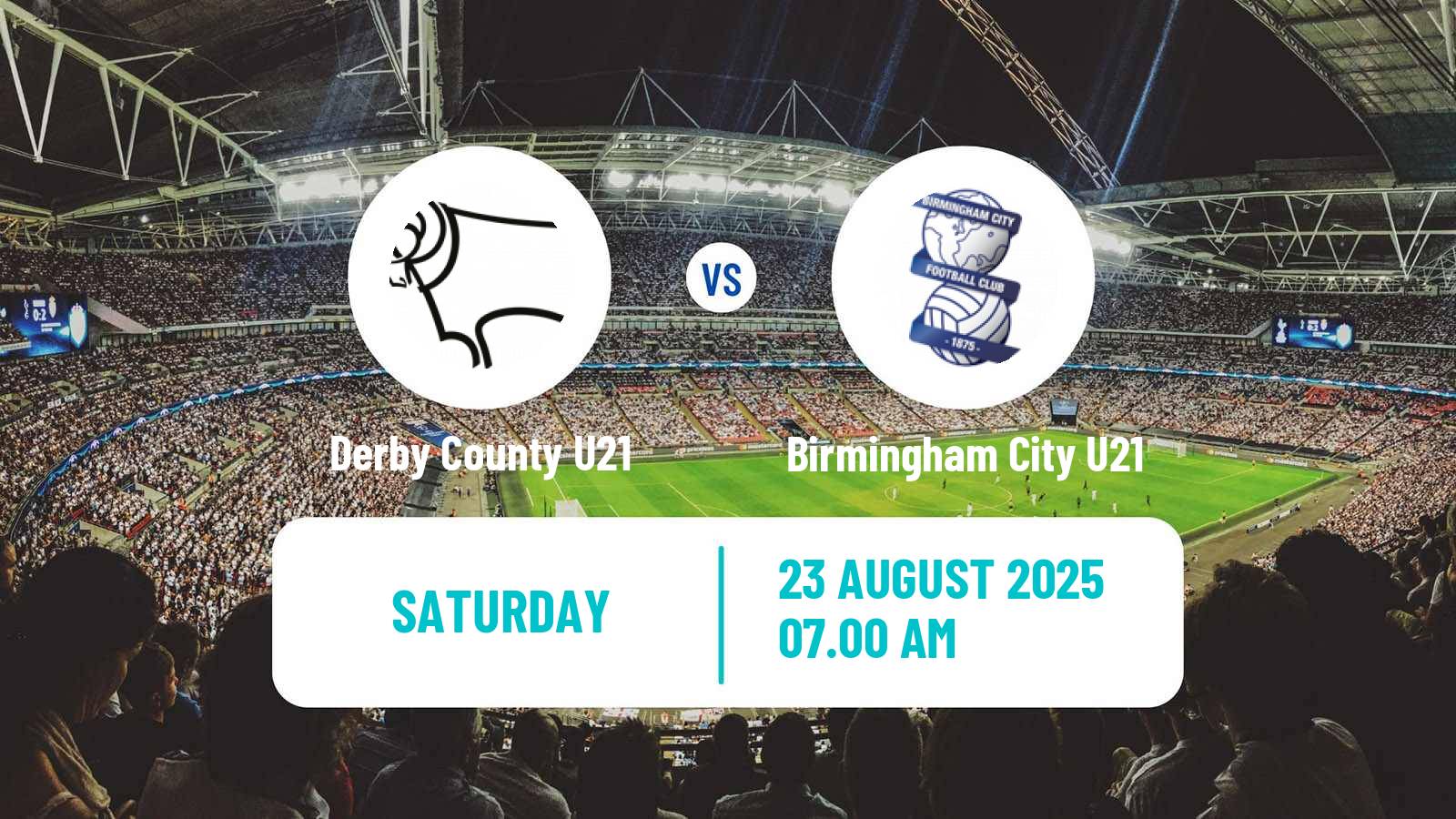 Soccer English Premier League 2 Derby County U21 - Birmingham City U21