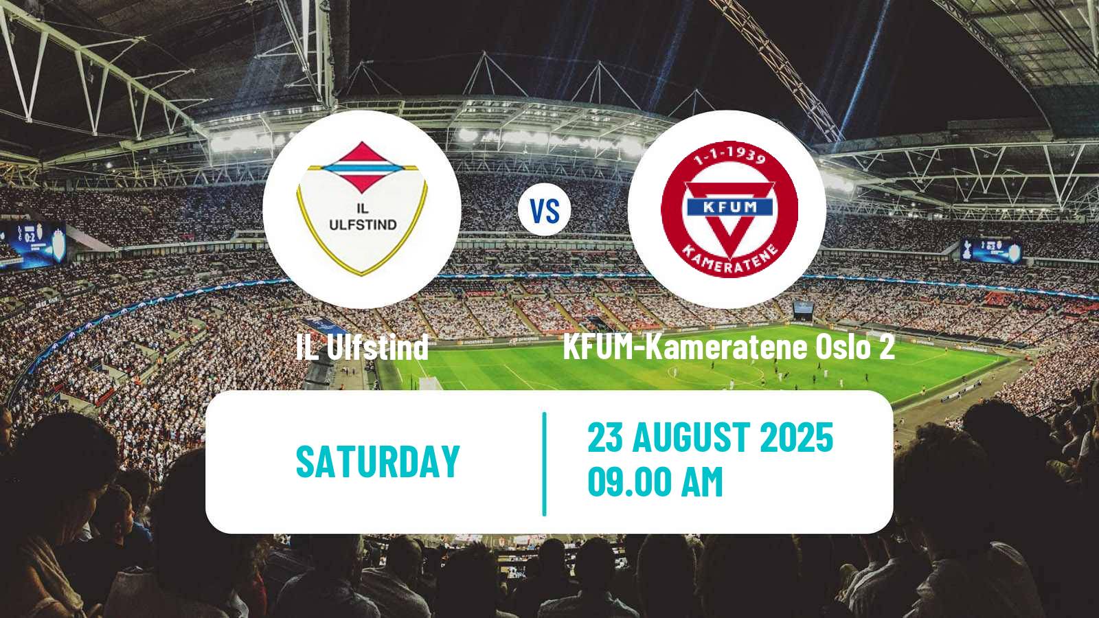 Soccer Norwegian Division 3 - Group 1 Ulfstind - KFUM-Kameratene Oslo 2