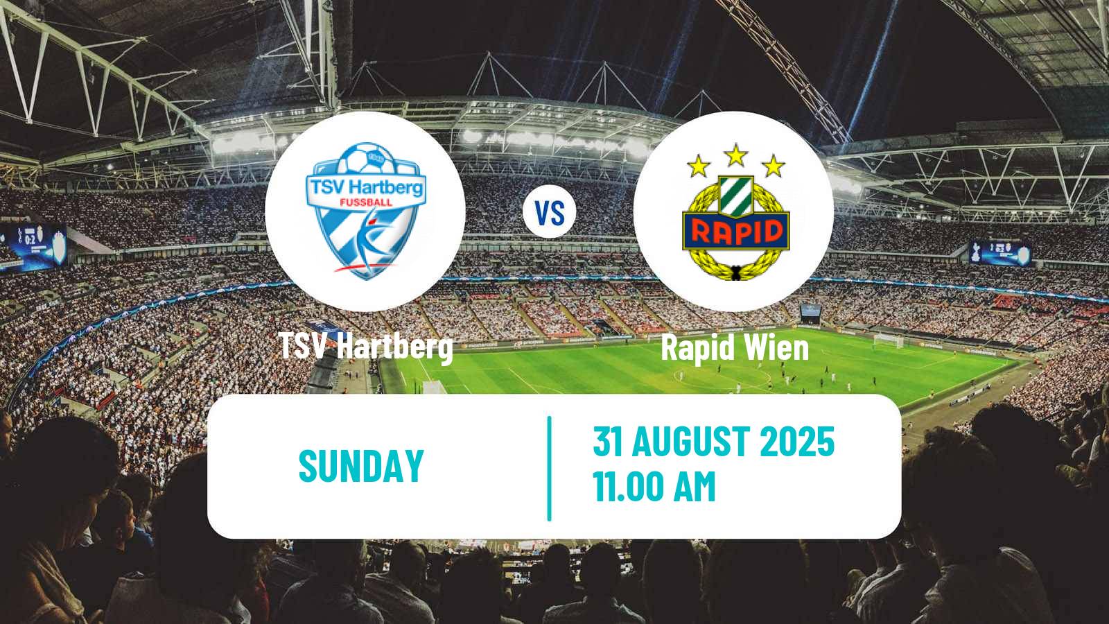 Soccer Austrian Bundesliga Hartberg - Rapid Wien