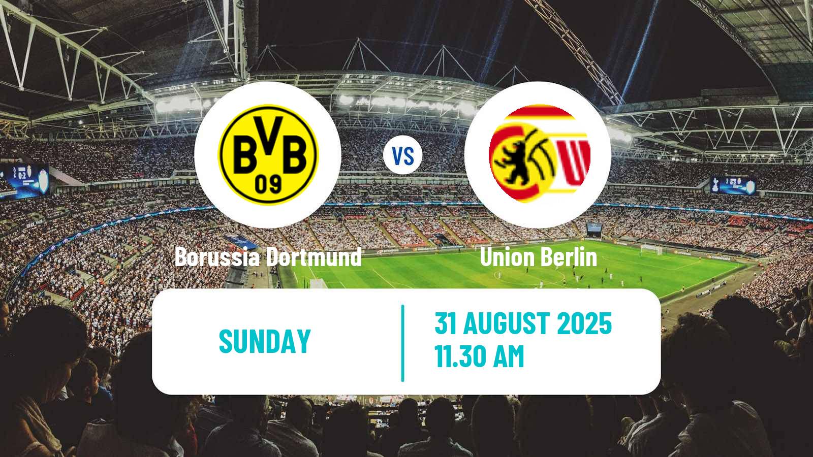 Soccer German Bundesliga Borussia Dortmund - Union Berlin