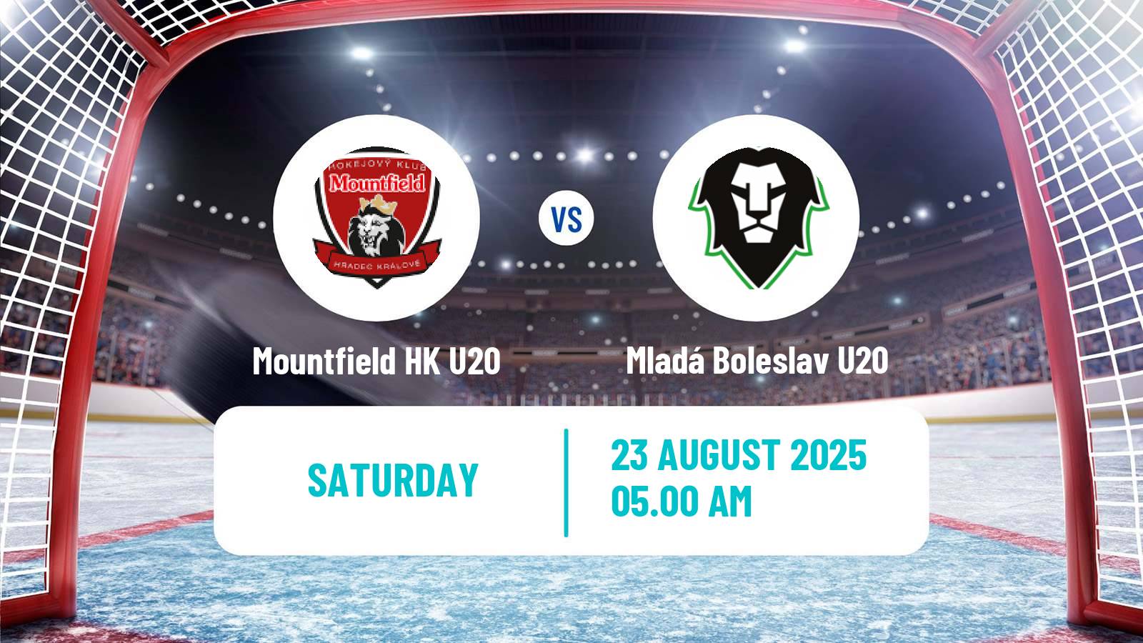 Hockey Club Friendly Ice Hockey Mountfield HK U20 - Mladá Boleslav U20