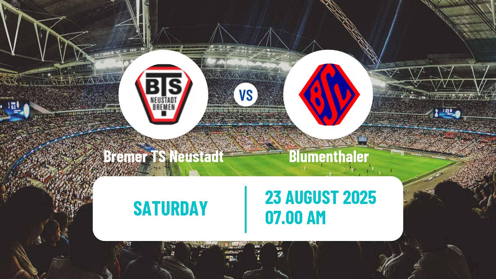 Soccer German Oberliga Bremen Bremer TS Neustadt - Blumenthaler