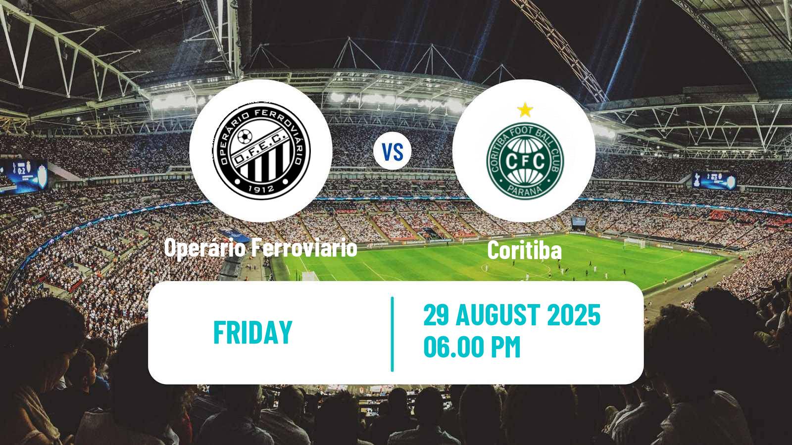 Soccer Brazilian Serie B Operário Ferroviario - Coritiba