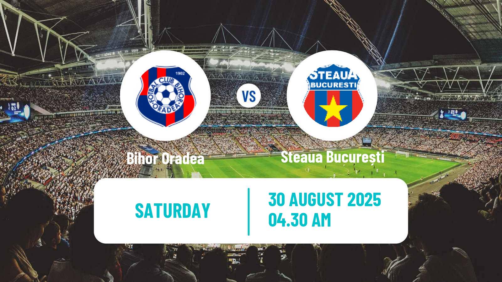 Soccer Romanian Division 2 Bihor Oradea - Steaua București