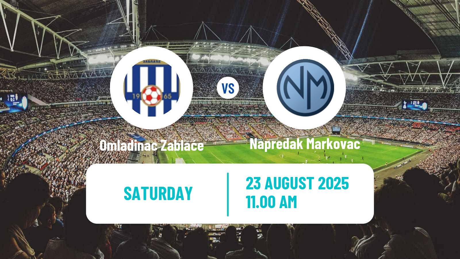 Soccer Serbian Srpska Liga - West Omladinac Zablaće - Napredak Markovac