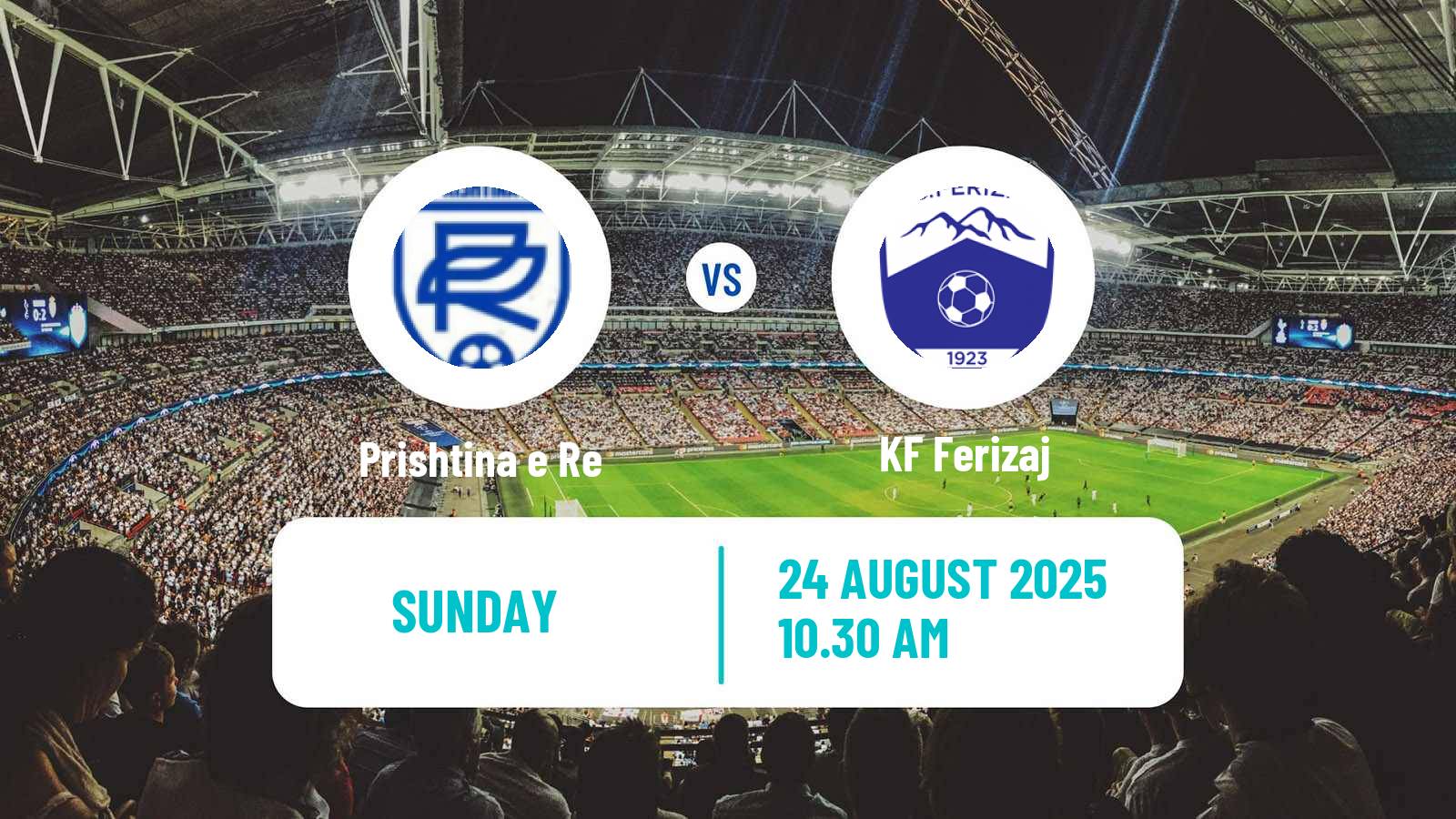 Soccer Kosovo Superliga Prishtina e Re - Ferizaj