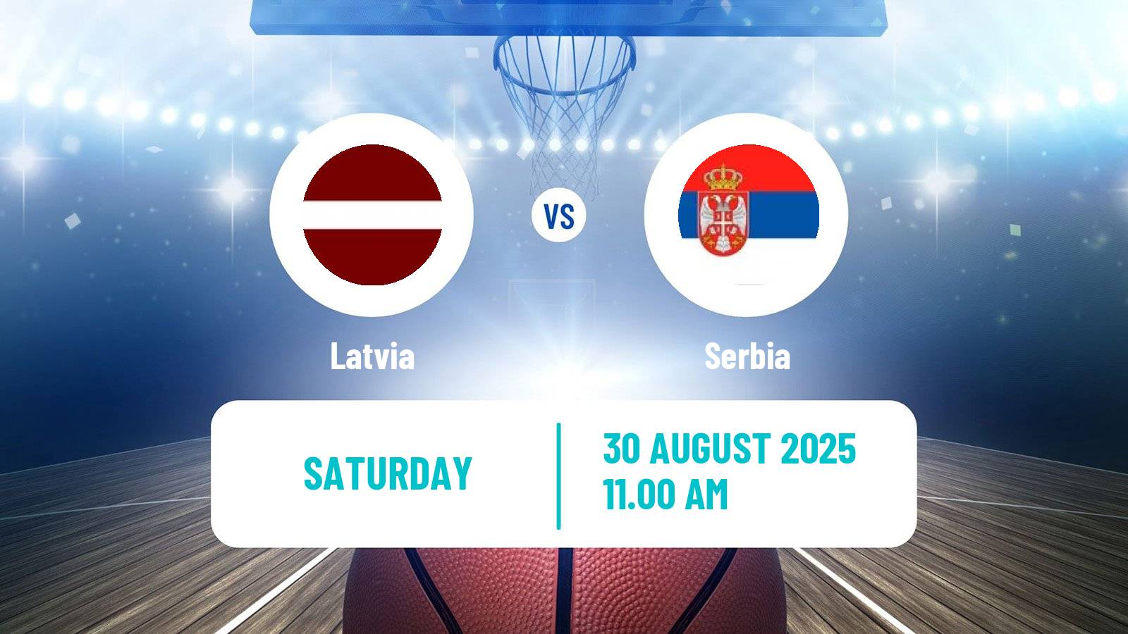 Basketball EuroBasket Latvia - Serbia