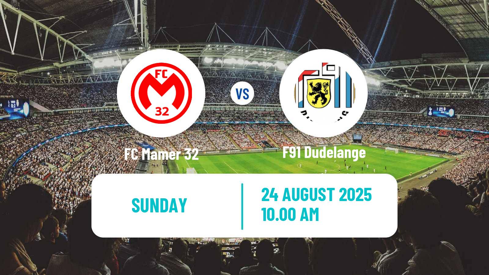 Soccer Luxembourg National Division Mamer - F91 Dudelange