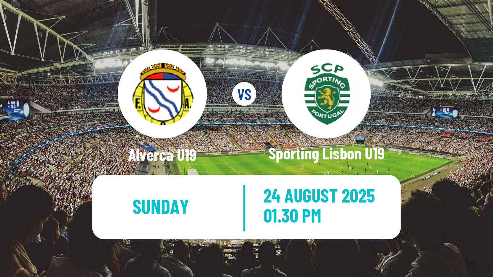 Soccer Portuguese Campeonato Nacional U19 Alverca U19 - Sporting Lisbon U19