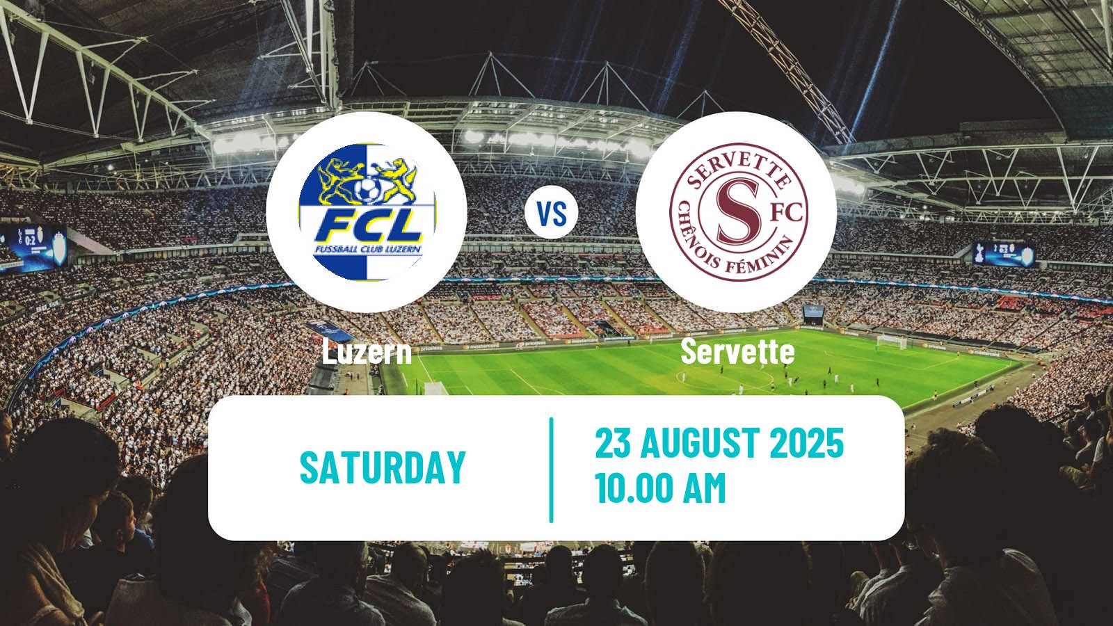 Soccer Swiss Super League Women Luzern - Servette