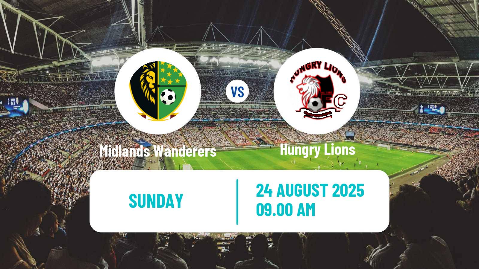 Soccer South African First Division Midlands Wanderers - Hungry Lions