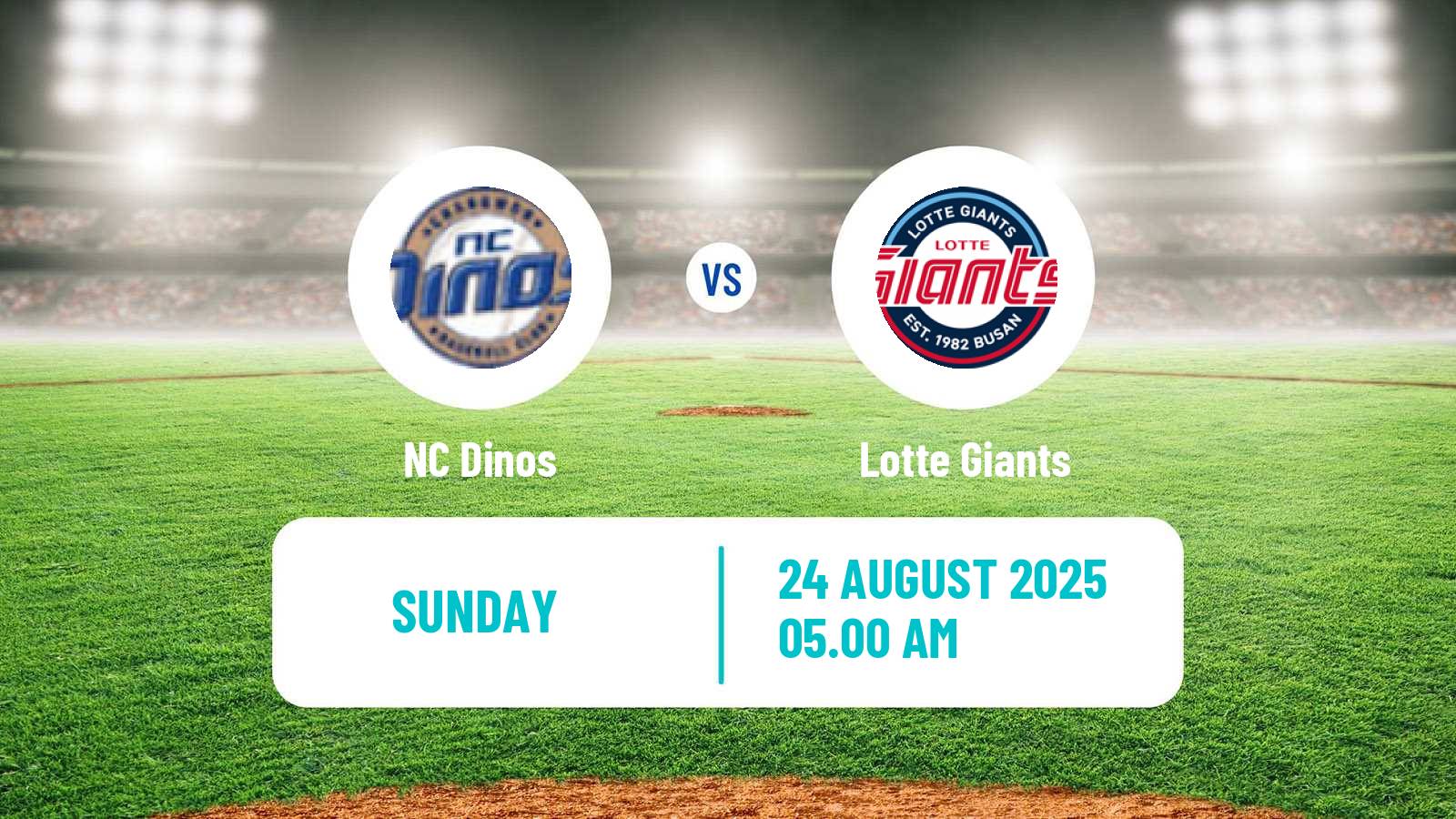 Baseball KBO NC Dinos - Lotte Giants