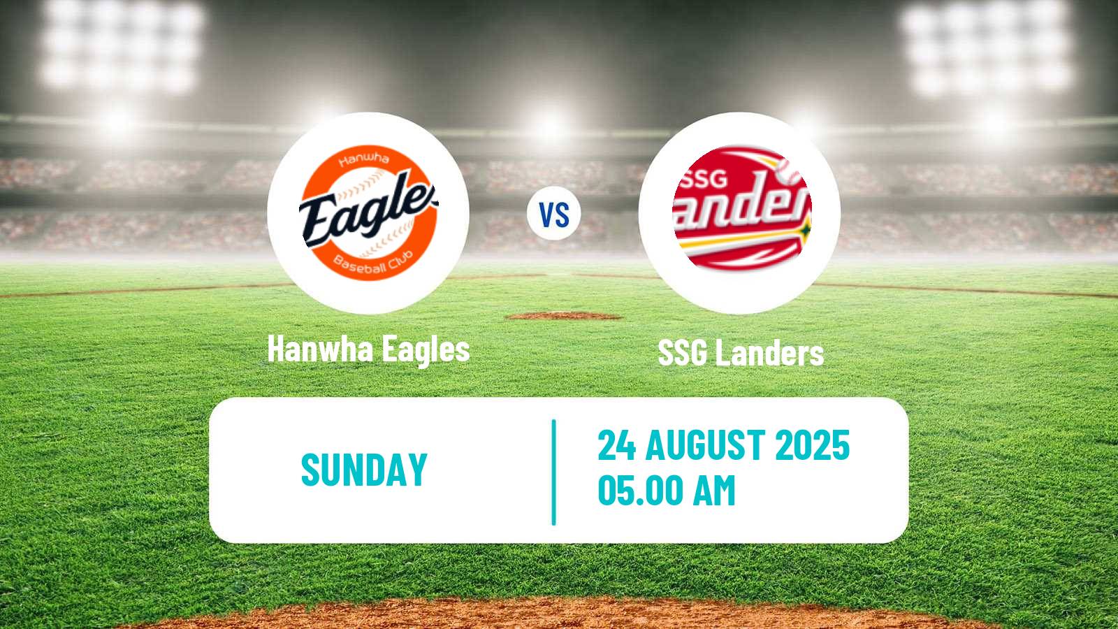 Baseball KBO Hanwha Eagles - SSG Landers
