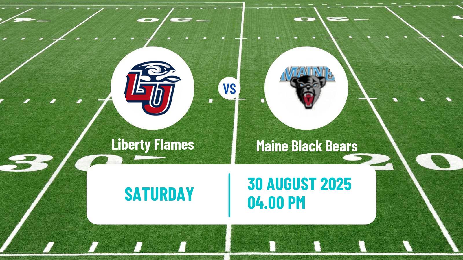 American football NCAA College Football Liberty Flames - Maine Black Bears