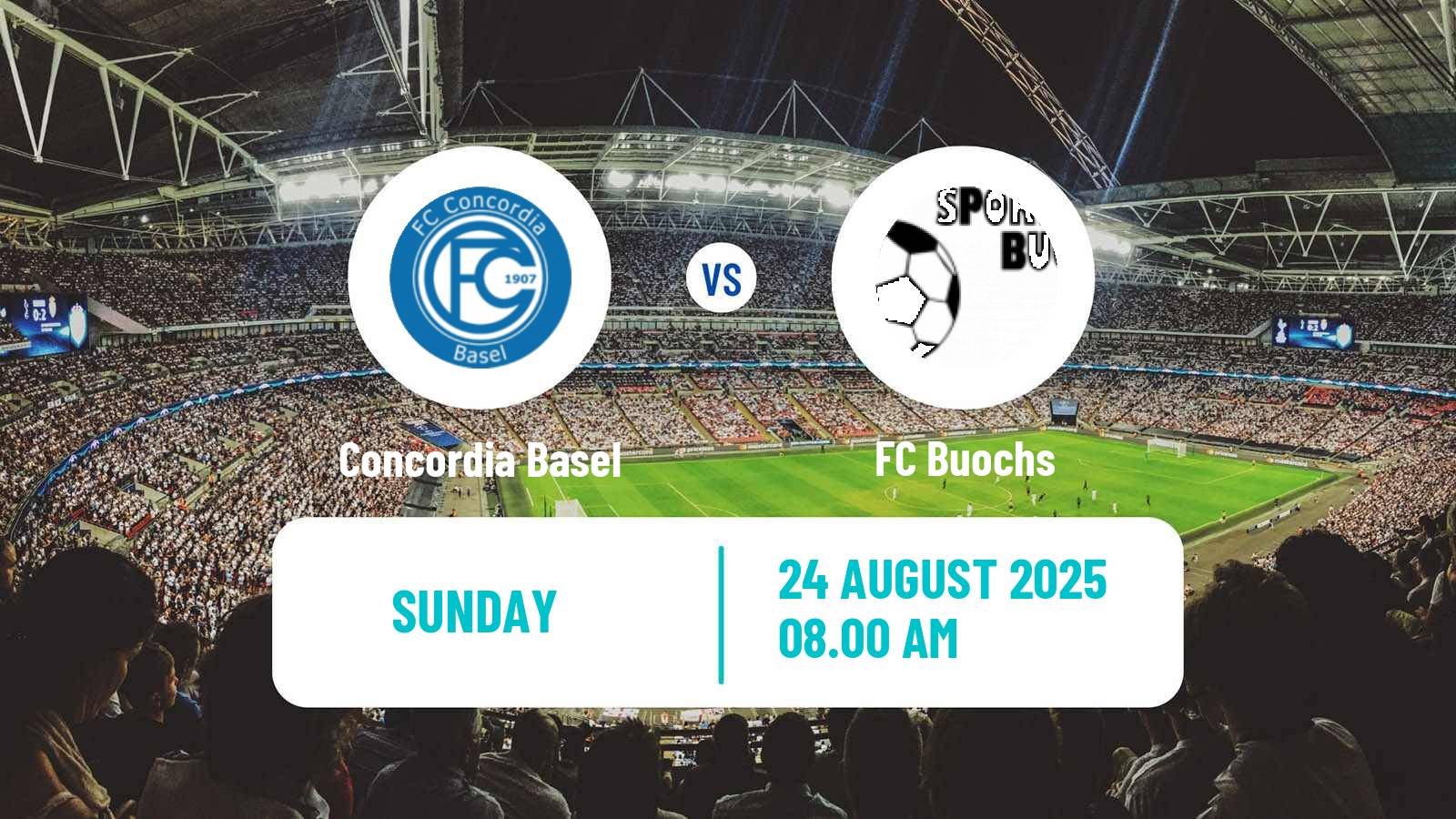 Soccer Swiss 1 Liga Classic Group 2 Concordia Basel - Buochs