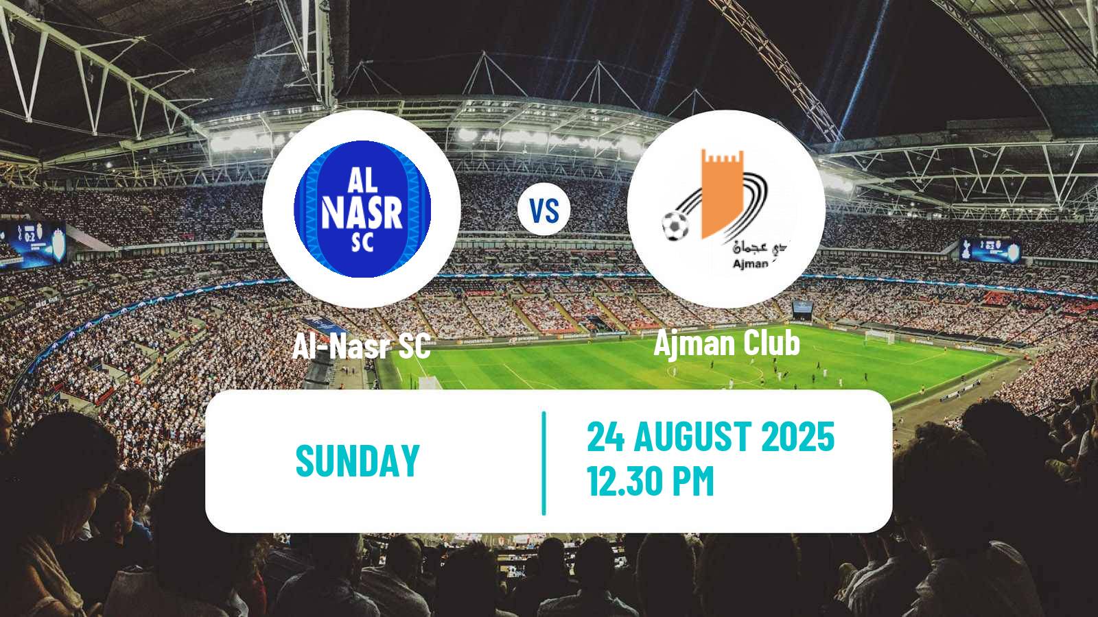 Soccer UAE Football League Al-Nasr - Ajman Club