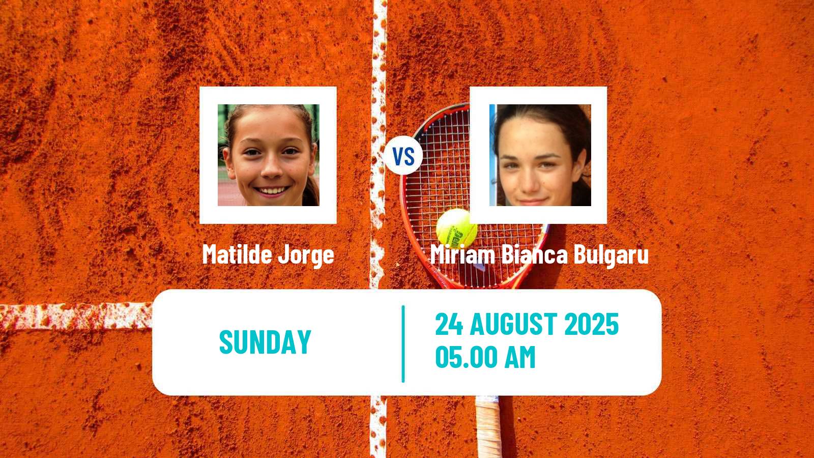 Tennis ITF W50 Bistrita Women Matilde Jorge - Miriam Bianca Bulgaru